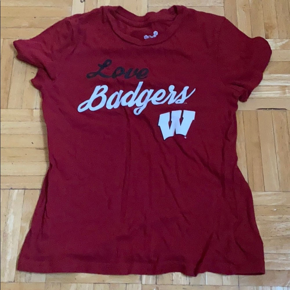 Wisconsin badgers kids shirt